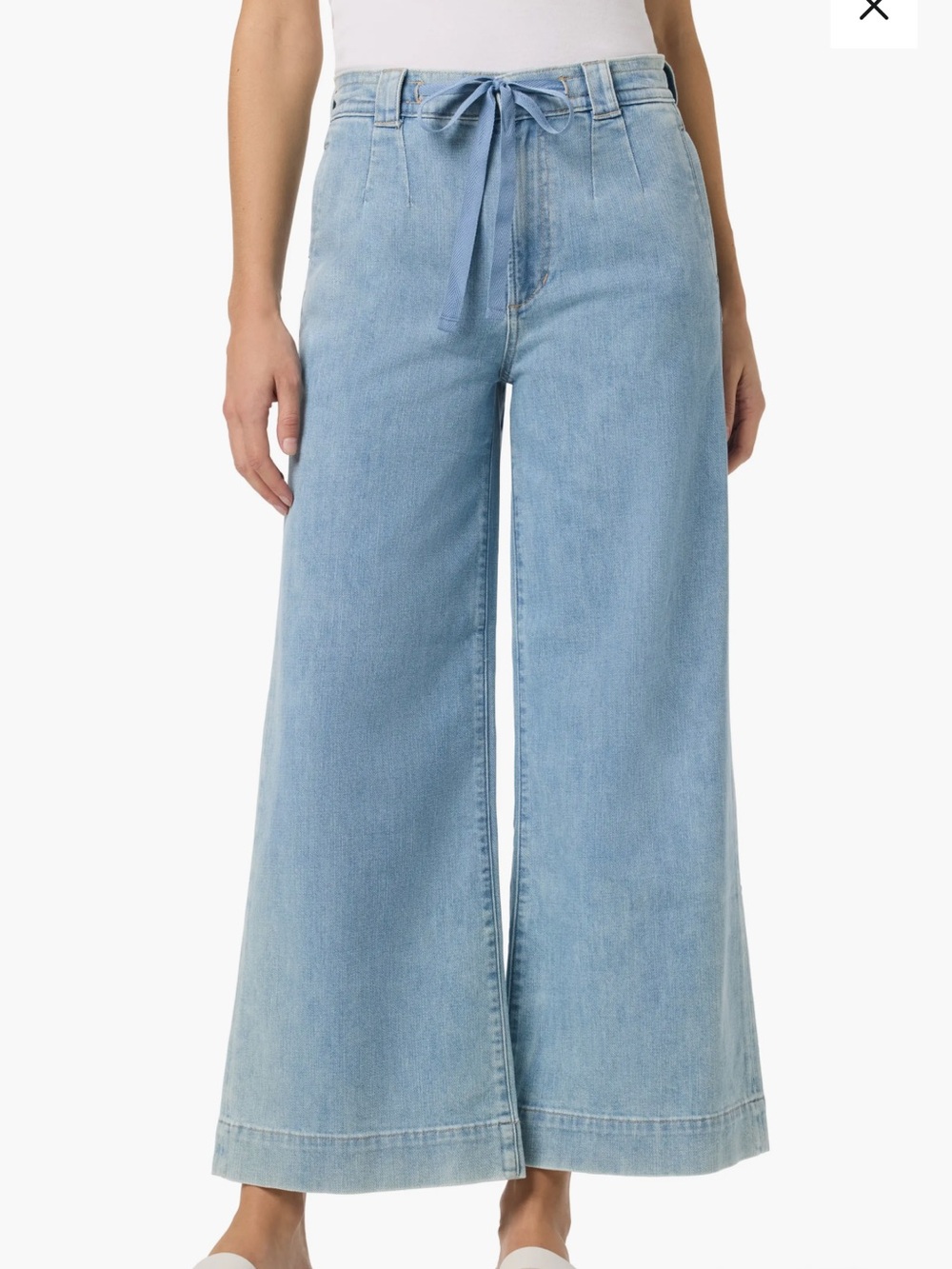 Joe's Jeans Light Blue Wide-Leg Denim